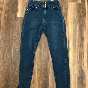 Stylish Dark Blue Women's Jean Leggings